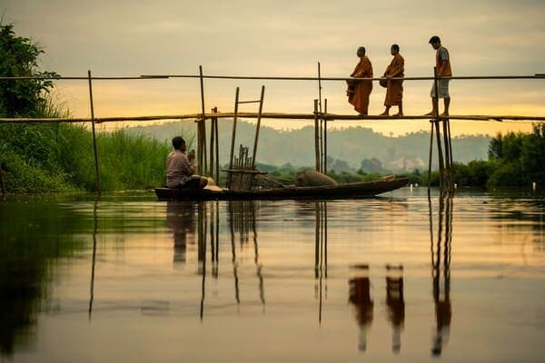 Traveler visiting Thailand
